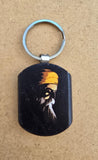 Guru Nanak Onkar Baba Deep Singh Ji Key Ring Punjabi Alphabet Panjab Keychain P1