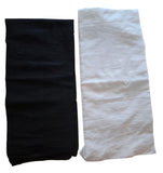 Punjabi Dupatta Black or White Chunni Kaur Singh For Sikh Hindu Muslim Funeral