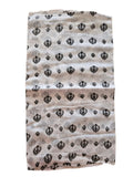 Sikh Punjabi Kaur Dupatta Khanda Print Chunni Singh Parna Gamcha Saropa Hajooria