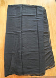 Punjabi Dupatta Black or White Chunni Kaur Singh For Sikh Hindu Muslim Funeral