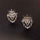 Sikh Symbol Stainless Steel Cufflinks For Mens Lion Cuff Button Eagle Cross For Wedding Shirt Badge Pin Shirt Cufflinks for wed