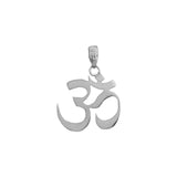 Cool Punk Stainless Steel Om Necklaces for Men Jewelry Solid Metal Aum Pendant Gifts to Male Boy
