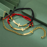 EUEAVAN Imam Ali Zulfiqar Sword Bracelet Stainless Steel Islamic Arabic Calligraphy Bracelets Women Men Religious Amulet Jewelry