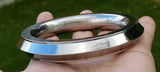 Sikh kara stainless steel chunky collar edge kada singh kaur karra bangle F10G