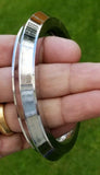 Sikh kara stainless steel chunky collar edge kada singh kaur karra bangle F10G