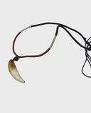 Authentic wolf tooth pendant tribal evil eye nazar protection witcher necklace P