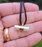 Punjabi Evil Protection Amulet Good Luck Taweet Locket Pendant black thread PP6G