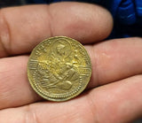Sikh Guru Gobind Singh Ji Antique Mool Mantar Token Coin Khalsa Coinage Rare PPz