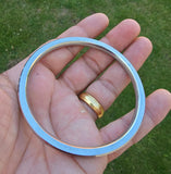 Sikh Kara Stainless Steel Kada Flat Plain Smooth Singh Kaur Punjabi Bangle K9K New Bracelet