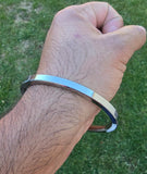 Sikh Kara Stainless Steel Kada Flat Plain Smooth Singh Kaur Punjabi Bangle K9K New Bracelet