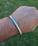 Sikh Kara Stainless Steel Kada Flat Plain Smooth Singh Kaur Punjabi Bangle K9K New Bracelet
