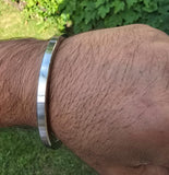 Stainless Steel Kara Sikh Kada Flat Plain Smooth Singh Kaur Punjabi Bangle K9R Bracelet Unisex Stunning Panjabi Karha Kadha New Design