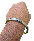 Stainless Steel Kara Sikh Kada Flat Plain Smooth Singh Kaur Punjabi Bangle K9R Bracelet Unisex Stunning Panjabi Karha Kadha New Design