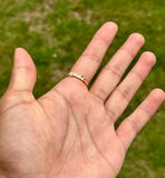 Copper Brass Ring Evil Eye Pure Protection Amulet Nazar Hindu Sikh Challa i26R