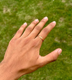 Pure Copper Ring Evil Eye Protection Amulet Nazar Good Luck Chala Hindu Sikh i27R Shield Challa Mundri Tamba Positive Vibes energised