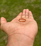 Pure Copper Ring Evil Eye Protection Amulet Nazar Good Luck Chala Hindu Sikh i27R Shield Challa Mundri Tamba Positive Vibes energised