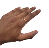 Pure Copper Ring Evil Eye Protection Amulet Nazar Good Luck Chala Hindu Sikh i27R Shield Challa Mundri Tamba Positive Vibes energised