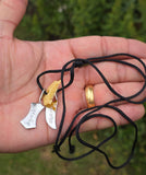 Sikh Hazoor Sahib Sword Khanda Kanga Pendant in black dori Singh kaur Hajur comb QQ locket Sikhism Khalsa Small Siri Sahib Necklace