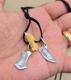 Sikh Hazoor Sahib Sword Khanda Kanga Pendant in black dori Singh kaur Hajur comb QQ locket Sikhism Khalsa Small Siri Sahib Necklace
