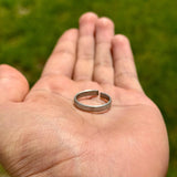 Pure Iron Ring Sarbloh Protection Luck Amulet Punjabi Hindu Sikh Adjustable i30