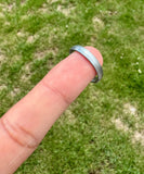 Pure Iron Ring Sarbloh Protection Luck Amulet Punjabi Hindu Sikh Adjustable i30