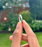 Pure Iron Ring Sarbloh Protection Luck Amulet Punjabi Hindu Sikh Adjustable i30