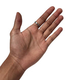 Pure Iron Ring Sarbloh Protection Luck Amulet Punjabi Hindu Sikh Adjustable i30