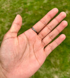 Pure Iron Ring Sarbloh Horseshoe Protection Luck Amulet Punjabi Hindu Sikh  i31