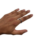 Pure Iron Ring Sarbloh Horseshoe Protection Luck Amulet Punjabi Hindu Sikh  i31