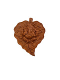 Hindu Ganesh Decor Clay Wall Hanging Peepal Leaf Lucky Gift Home Temple Art TTT7