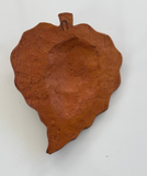 Hindu Ganesh Decor Clay Wall Hanging Peepal Leaf Lucky Gift Home Temple Art TTT7