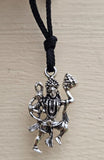 Hanuman Ji Pendant Stainless Steel Hindu Evil Eye Protection Bajrang Bali Dori Q