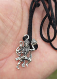 Hanuman Ji Pendant Stainless Steel Hindu Evil Eye Protection Bajrang Bali Dori Q