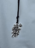 Hanuman Ji Pendant Stainless Steel Hindu Evil Eye Protection Bajrang Bali Dori Q