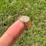 Brass Asht Dhatu Ring Eight Different Metals Evil Eye Protection Nazar Luck B37R Hindu Tradition Mundari Mundri Lucky Amulet Handmade New