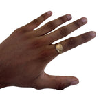 Brass Asht Dhatu Ring Eight Different Metals Evil Eye Protection Nazar Luck B37R Hindu Tradition Mundari Mundri Lucky Amulet Handmade New