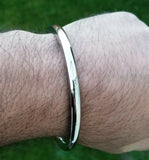 Sikh Kara Stainless Steel Smooth Punjabi Singh Kaur Khalsa Kada Bangle Karha G8K