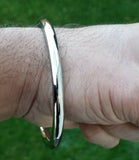 Sikh Kara Stainless Steel Smooth Punjabi Singh Kaur Khalsa Kada Bangle Karha G8K