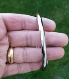 Sikh Kara Stainless Steel Smooth Punjabi Singh Kaur Khalsa Kada Bangle Karha G8K