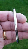 Sikh Kara Stainless Steel Smooth Punjabi Singh Kaur Khalsa Kada Bangle Karha G8K