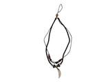 Authentic Wolf Tooth pendant Tribal Beads Evil Eye Nazar Protection Lucky TTT17