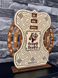 Sikh Home Stand Wooden Calendar Desktop Office Decor Punjabi Display Khalsa SSS1