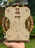 Sikh Home Stand Wooden Calendar Desktop Office Decor Punjabi Display Khalsa SSS1