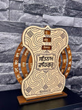Sikh Home Stand Wooden Calendar Desktop Office Decor Punjabi Display Khalsa SSS1