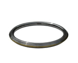 Stainless Steel Gold Edge Kara Stunning Singh Kaur Bangle Sikh Kada BRAND NEW A2