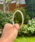 Stainless Steel Gold Edge Kara Stunning Singh Kaur Bangle Sikh Kada BRAND NEW A2