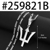 Anniyo Flag Symbol of Barbados Pendant Necklaces for Men Women Barbados Island Jewelry @259821