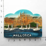 Europe Spain Mallorca Madrid Galicia 3D Fridge Magnets Tourist Souvenir Decoration Articles Handicraft Magnetic Refrigerator