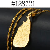 Anniyoc 3CM Sri Lanka Map and City Name Pendant Necklaces Women Girl Gold Color Charm Sri Lankan Maps Jewelry Patriotic  #128721