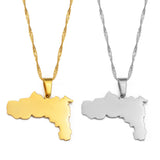 Anniyo Tigray Region Ethiopia Pendant Chain Necklaces African Jewelry for Women Girls #180521